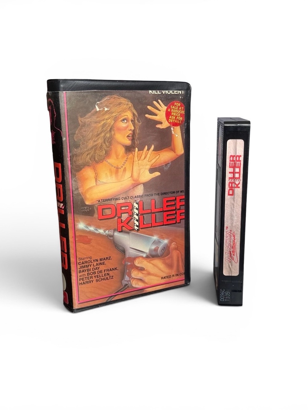 Driller Killer | VHS 1985 | Horror Cult Full Screen | Rare Vintage Tape